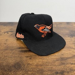 VTG Blockhead Baltimore Orioles American Needle Snapback Baseball Hat 90’s Wool