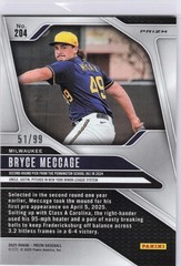 Bryce Meccage 2025 Panini Prizm #204 Red Power Prizms #/99