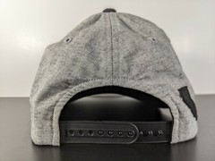 San Jose Sharks NHL Gray On Black Felt Brim Zephyr Snapback Hat