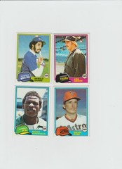 1981 Topps Complete Set 726 cards NM/ NM-MT Avg. Very Good centering. High End