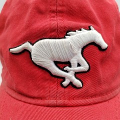 Calgary Stampeders Hat Cap Red Reebok Rbk CFL Football Adjustable Strapback