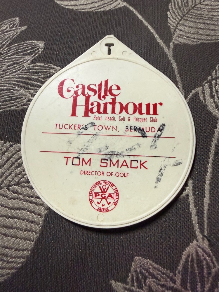 (T1) GOLF BAG TAG Castle Harbour Tuckers Town Bermuda