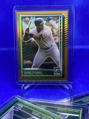 2025 Donruss Frank Thomas Purple Optic Prizm /49 /99 /149 /199 Green Orange Holo
