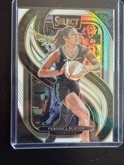2025 Panini Select White Prizm WNBA Veronica Burton #45/99 WNBA