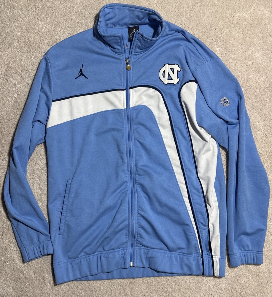 Jordan North Carolina Tar Heels Full Zip Jacket Baby Blue Men’s Medium