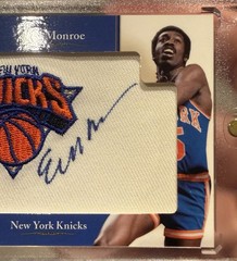 Earl Monroe 2011 National Treasures Patch Auto /99 New York Knicks MINT
