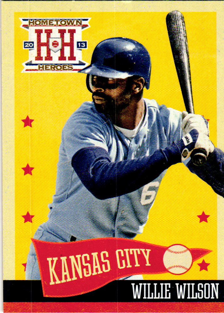 2013 Panini Hometown Heroes Willie Wilson #61 Kansas City Royals