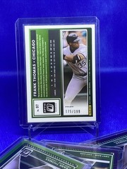 2025 Donruss Frank Thomas Purple Optic Prizm /49 /99 /149 /199 Green Orange Holo