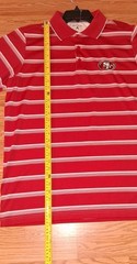 SAN FRANCISCO 49ers SHIRT POLO SIZE LARGE NEW NO TAG STITCHED BY ANTIGUA SO SOFT