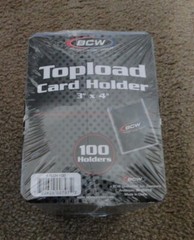 BCW 3X4 Topload Card Holder – Standard – 1 Pack = 100 Holders