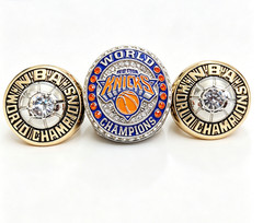 3PCS NY New York Knicks Championship Rings Set+Trophy W/ Display Box