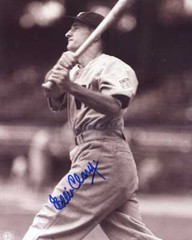Ellis Clary (d.) Washington Senators -signed 8×10 photo INPERSON COA