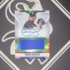 2025 Topps Pro Debut Noah Schultz Jumbo Jersey Auto /500