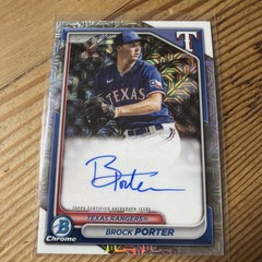 Brock Porter 2024 Bowman Chrome Mojo Refractor Auto #BMA-BP