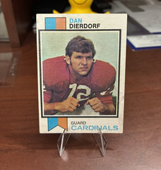 Topps 1973 Dan Dierdorf St. Louis Cardinals #322 Football Card Base Set