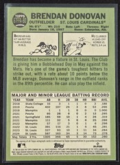 2025 Topps Archives Brendan Donovan Fan Favorite On Card Auto MARINERS