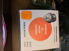 Thurman Munson Yankees Vintage Wiffle Ball Display Box Rare
