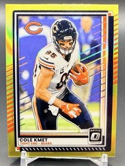2025 Donruss Optic Football Cole Kmet Gold #/15 SSP