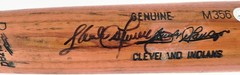 Sandy Alomar Jr. Signed Game Used Louisville Slugger M356 Bat Indians BAS