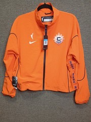 Nike Connecticut Sun WNBA Dri-FIT Full Zip Jacket Womens Size M Orange NWT $130