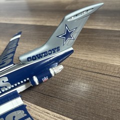 Danbury Mint Dallas Cowboys Boeing 727 Team Plane Diecast NFL Collectible-NO BOX