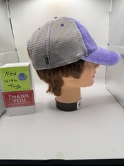 NBA Entertainment Legacy Purple Gray Mesh Trucker Snapback Hat NWT Cap