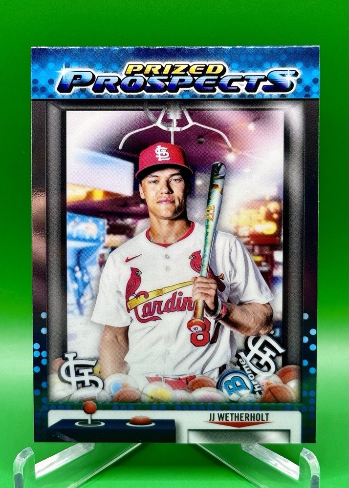 2025 Bowman Draft Prized Prospects JJ Wetherholt #PP-18 St. Louis Cardinals RC￼