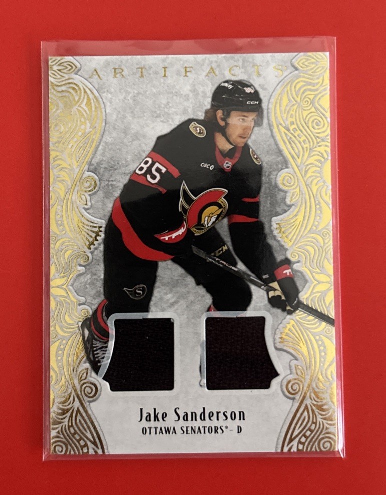 2025-26 Upper Deck Artifacts #3 Jake Sanderson Gold Material 200/299
