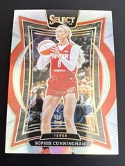 2025 WNBA Panini Select – Sophie Cunningham Concourse Silver Prizm #12