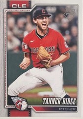 Official 2026 Topps Series 2 Tanner Bibee #618 Cleveland Guardians Trading Card