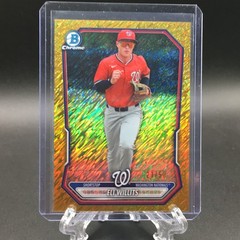 2026 Bowman Chrome Eli Willits BCP-95 Gold Shimmer Refractor 21/50 Nationals SS