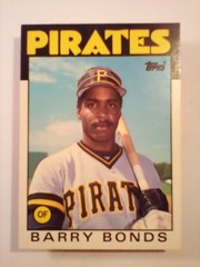 BARRY BONDS 2 CARD LOT W/ 1986 TOPPS TRADED 11T, THE ROOKIES #11 PIRATES