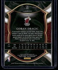 2020-21 Panini Select Concourse Goran Dragic #22 Red White Orange Flash Prizm