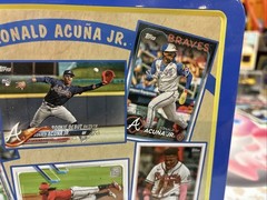 2024 Topps Archives Baseball Ronald Acuna Jr Collector Lunch Box Tin Braves
