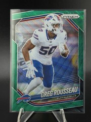 2025 Panini Prizm #9 Greg Rousseau Green Wave