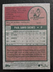 2024 Topps Heritage High Number – Paul Skenes ROOKIE 594 (RC) Pirates Card