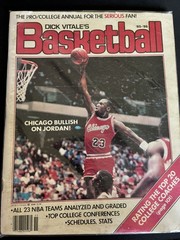 Michael Jordan 1985-86 Dick Vitale&rsquo;s Basketball Magazine Pro/College Annual