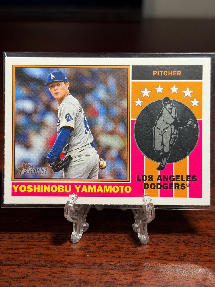 2025 Topps Heritage #76PI-18 Yoshinobu Yamamoto 1976 Player Icons