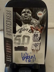 2018-19 Panini Contenders Legendary Gold David Robinson auto/99 #LC-DRB HOF