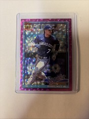 2026 Topps Series 1 – 1991 Topps Bobby Witt Jr. #T91-3 Pink Crackle Foilboard