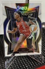 2025 Panini Select WNBA #1 DANA EVANS Concourse White Prizm /99 Las Vegas Aces