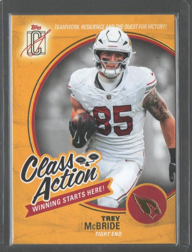 2025 Topps Signature Class #CA-1 Trey McBride Class Action Orange #/50