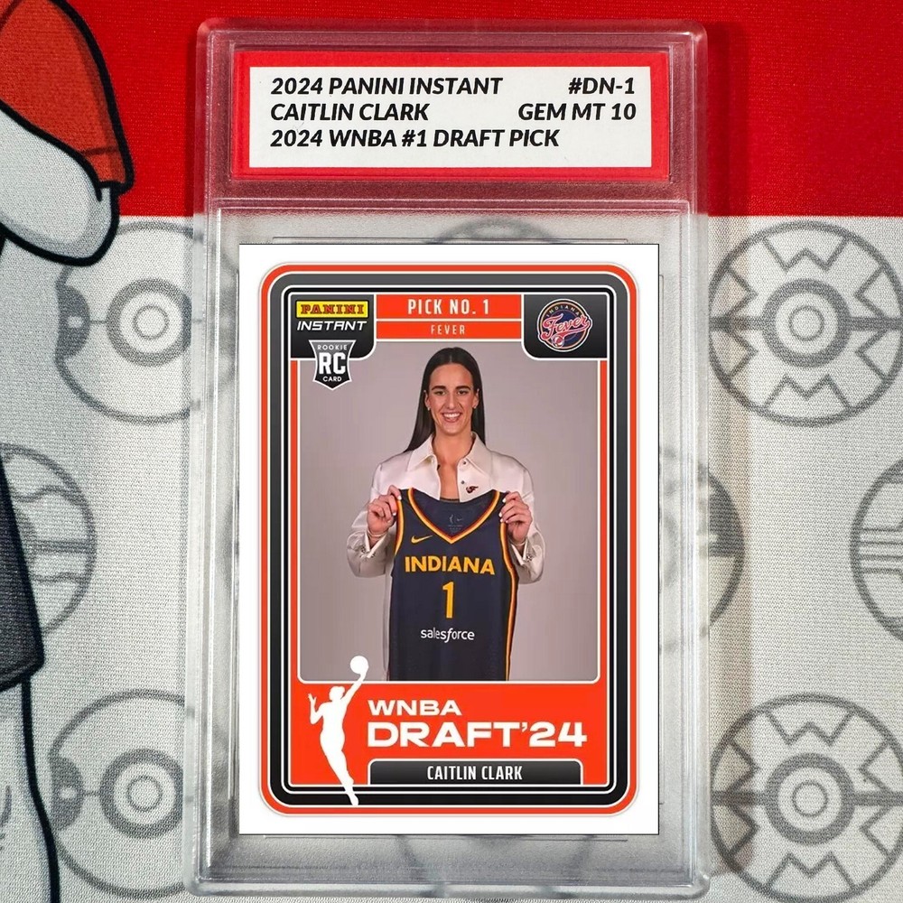2024 Panini Instant Caitlin Clark WNBA Draft 1st Graded Gem Mint 10 RC Rookie