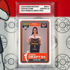 2024 Panini Instant Caitlin Clark WNBA Draft 1st Graded Gem Mint 10 RC Rookie