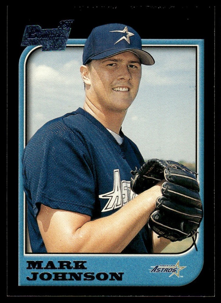 1997 Bowman #323 Mark Johnson Rookie Houston Astros