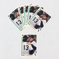 Lot of 6 1991 Upper Deck #645 Alex Fernandez Rookie Chicago White Sox NM