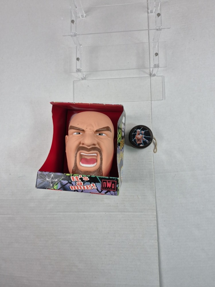 WWF Yo-Yo Stone Cold Light & Sound Vintage Collectible Toy WCW Goldberg Mug Wwe
