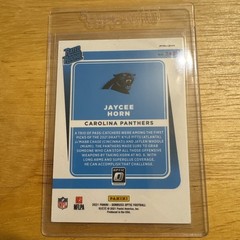 2021 Panini Donruss Optic Rated Rookie Variation Jaycee Horn #243 Rookie RC SP