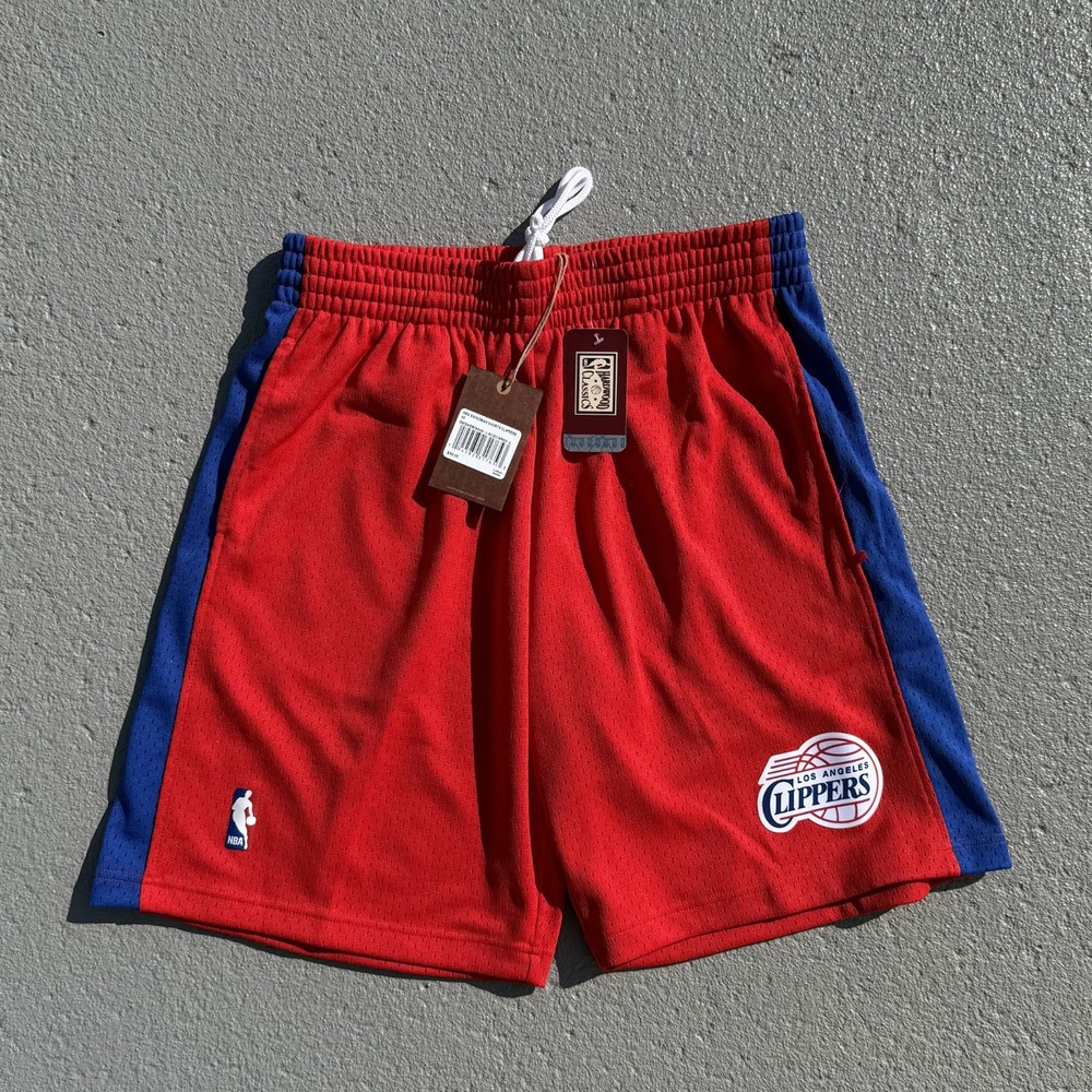 Men&rsquo;s Mitchell & Ness NBA Swingman Shorts Los Angeles Clippers Red Large