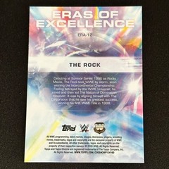 2026 Topps Chrome WWE Eras of Excellence The Rock #ERA-12 Legends